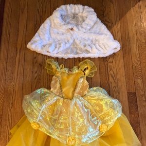 TWO DISNEY BEAUTY AND THE BEAST BELLE COSTUMES